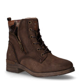 Anfibio in ecopelle con zip e borchie bronze multi | Boscaini Scarpe