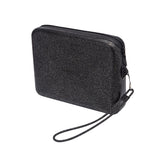 Necessaire Glitter pochette black | Boscaini Scarpe