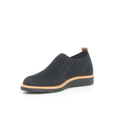 Mocassino sportivo in tessuto nero | Boscaini Scarpe