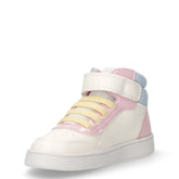 Eclyper sneaker in ecopelle bambina bianco rosa | Boscaini Scarpe