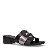 Ciabatta con tacco nero fucile | Boscaini Scarpe