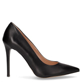 Décolleté a punta in pelle nero | Boscaini Scarpe