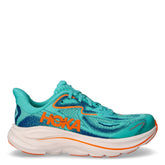 Clifton 10 Big Kids scarpa da running in tessuto azzurro arancio | Boscaini Scarpe