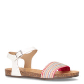 Sandalo bianco giallo | Boscaini Scarpe