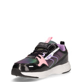 Sneaker da bambina in ecopelle nero | Boscaini Scarpe