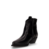 Stivaletto camperos in pelle nero | Boscaini Scarpe