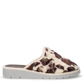 Ciabatta in tessuto muccato marrone beige | Boscaini Scarpe