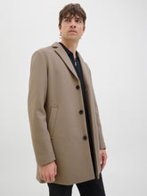 Cappotto classico in tessuto beige | Boscaini Scarpe