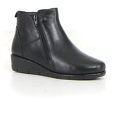 Stivaletto con zeppa black | Boscaini Scarpe