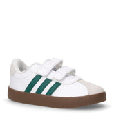 VL COURT 3.0 CF I-C sneakers in ecopelle e pelle bianco verde | Boscaini Scarpe