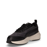 Cilia 2 Mode Feline sneaker in ecopelle nero grigio leopardato | Boscaini Scarpe