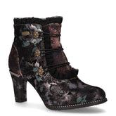 Alcbaneo tronchetto con zip in pelle antracite | Boscaini Scarpe