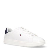 Sneaker in ecopelle bambino bianco blu | Boscaini Scarpe