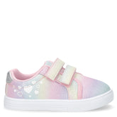 Filly sneaker in ecopelle e tessuto bambina rosa multicolor | Boscaini Scarpe