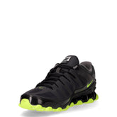 Nike reax 8 rh mesh sneaker in tessuto ed ecopelle nero argento | Boscaini Scarpe