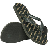 Top Logomania Essential infradito olive green | Boscaini Scarpe