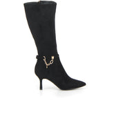 Stivale a punta con tacco black | Boscaini Scarpe