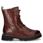 Anfibio in ecopelle con zip caffè | Boscaini Scarpe