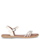 Sandalo con glitter bianco | Boscaini Scarpe
