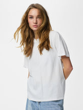 T-shirt girocollo in cotone bianco | Boscaini Scarpe