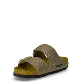 Arizona ciabatta in pelle grigio taupe | Boscaini Scarpe