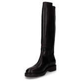 Stivale in pelle con zip nero | Boscaini Scarpe