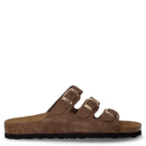 Ciabatta in pelle kaki | Boscaini Scarpe