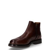 Stivaletto beatles in pelle stile inglese marrone | Boscaini Scarpe