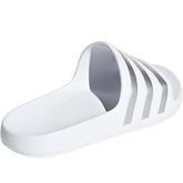 Adilette Aqua ciabatta di gomma ragazzo white silver | Boscaini Scarpe