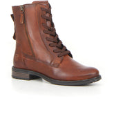 Stivaletto stringato con zip cognac - Mid Season Sale Stivaletti Donna | Boscaini Scarpe