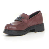 Mocassino con staffa bordeaux | Boscaini Scarpe