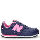 323 sneaker in ecopelle bambina navy rosa | Boscaini Scarpe