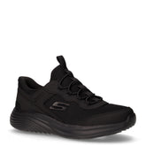Bounder Pro sneaker slip on in tessuto ed ecopelle nero | Boscaini Scarpe