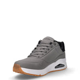 Uno Suited On Air sneaker in ecopelle grigio nero | Boscaini Scarpe
