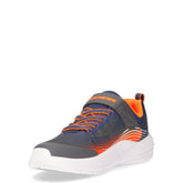 Microspec Advance sneaker bambino in tessuto navy arancione | Boscaini Scarpe