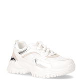 Sneaker in ecopelle e tessuto bianco - LAURA BIAGIOTTI | Boscaini Scarpe