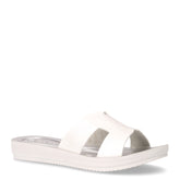 Ciabatta in ecopelle e gomma bianco | Boscaini Scarpe