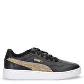 Court Lally Topcat sneaker in ecopelle nero beige | Boscaini Scarpe