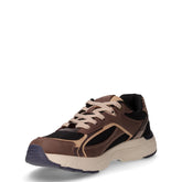 Curtis NBX sneaker in tessuto ed ecopelle bambina nero bronzo | Boscaini Scarpe
