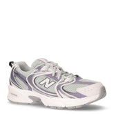 530 sneaker ragazza in ecopelle e tessuto grigio verde | Boscaini Scarpe