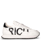 Sneaker in pelle bianco nero | Boscaini Scarpe