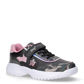 Sneaker in ecopelle bambina nero rosa | Boscaini Scarpe