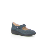 Scarpa comfort con strappo blu - Comfort Donna | Boscaini Scarpe