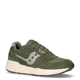 Eclipse sneaker in pelle e tessuto verde grigio | Boscaini Scarpe