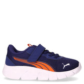 Flexfocus Modern sneaker in tessuto ed ecopelle bambino blu arancione | Boscaini Scarpe
