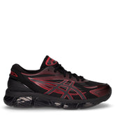 Gel Quantum 360 VIII sneaker in tessuto ed ecopelle nero rosso | Boscaini Scarpe