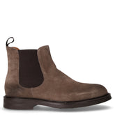 Stivaletto beatles in pelle scamosciata visone | Boscaini Scarpe