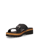 Ciabatta con zeppa nero | Boscaini Scarpe