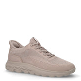Spherica Plus sneaker in pelle ed ecopelle beige polvere | Boscaini Scarpe