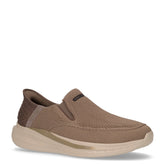 Slade Deacon sneaker slip on in tessuto beige taupe | Boscaini Scarpe